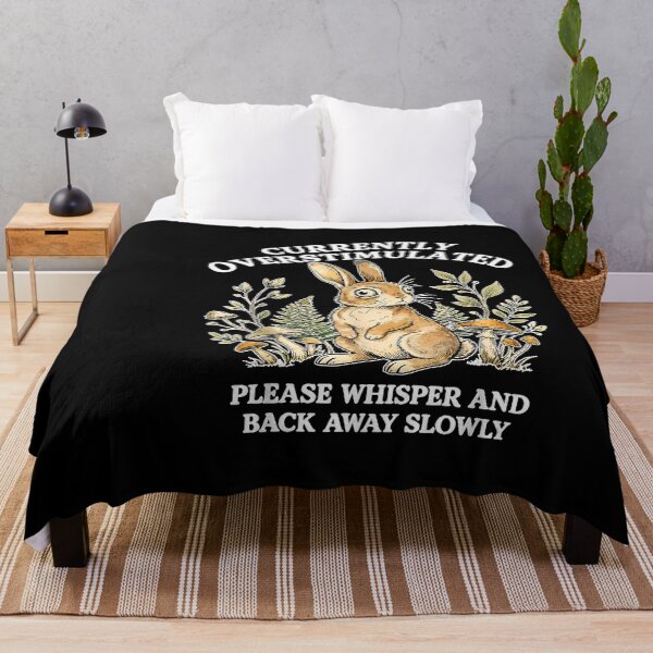 Item preview, Currently Overstimulated Please Overstimulated Rabbit  designed and sold by NgumohaLanke.