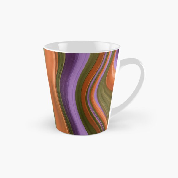 Item preview, Purple, Olive Green & Orange Retro Wavy Stripes designed and sold by AlfiB.