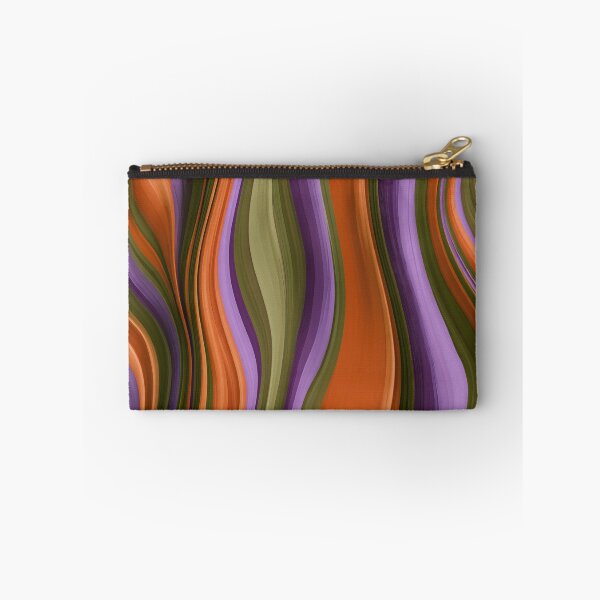 Item preview, Purple, Olive Green & Orange Retro Wavy Stripes designed and sold by AlfiB.