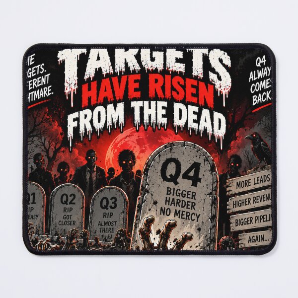 Item preview, Targets Have Risen From the Dead – Funny Q4 Sales Horror designed and sold by KeeganDykes.