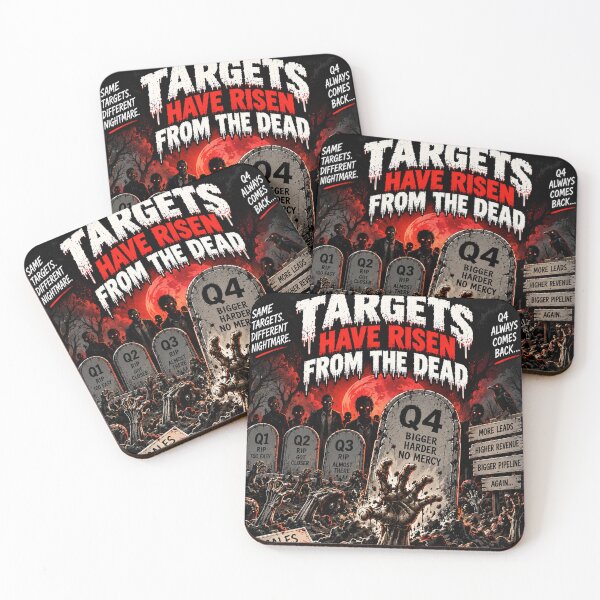Item preview, Targets Have Risen From the Dead – Funny Q4 Sales Horror designed and sold by KeeganDykes.