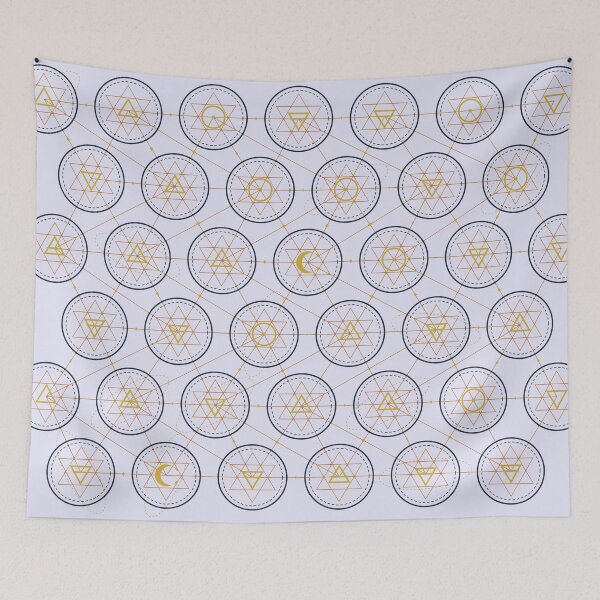Item preview, Alchemy & Constellation Grid Mystical Sacred Geometry Pattern designed and sold by KungPowUnicorn.
