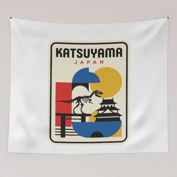 Item preview, Retro Katsuyama Bauhaus Geometric Skyline designed and sold by k3rstman1.