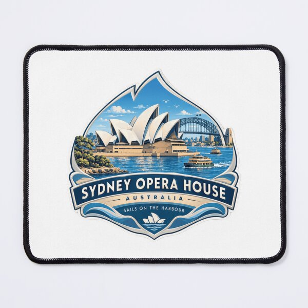 Item preview, Sydney Opera House Australia Sails On The Harbour Travel Landmark Souvenir designed and sold by NeedForParks.