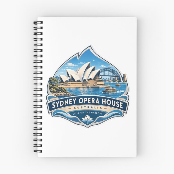 Item preview, Sydney Opera House Australia Sails On The Harbour Travel Landmark Souvenir designed and sold by NeedForParks.
