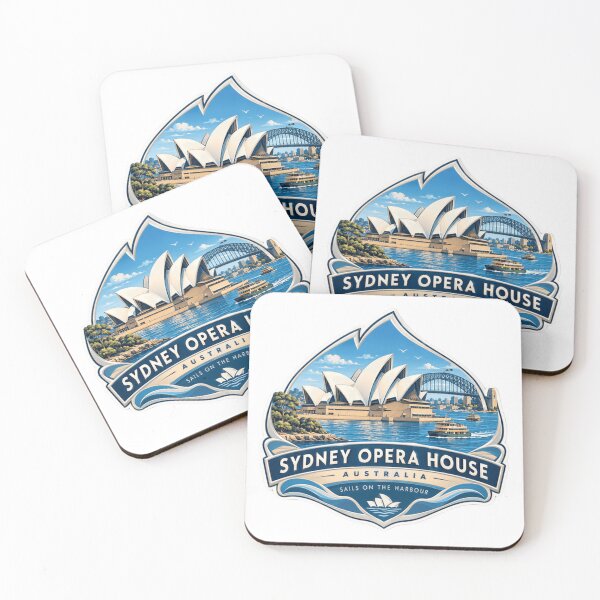 Item preview, Sydney Opera House Australia Sails On The Harbour Travel Landmark Souvenir designed and sold by NeedForParks.