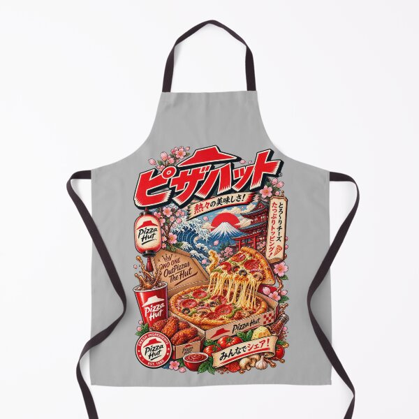 Item preview, Japanese Retro Pizza Food Art designed and sold by ElizBurkes.