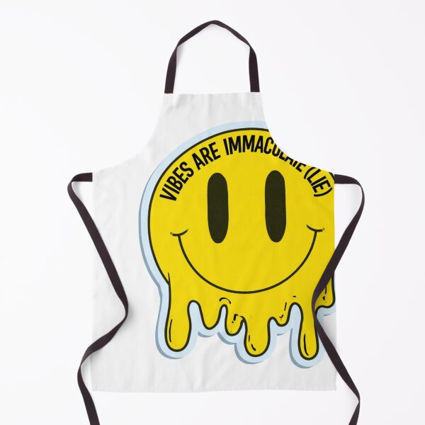 Item preview, Ironic Melting Smiley Face Vibes Immaculate Lie designed and sold by NicolasGlowArt.