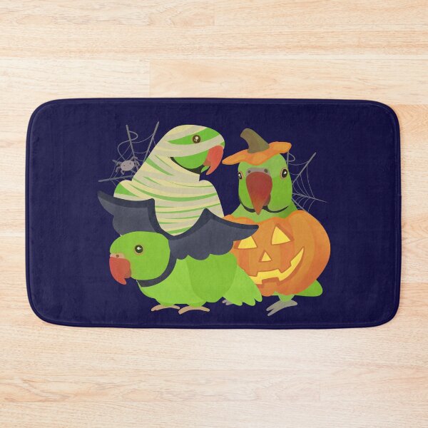 Item preview, Halloween Green Indian Ringneck Illustration  designed and sold by FandomizedRose.