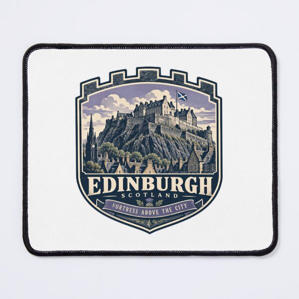 Item preview, Edinburgh Scotland Fortress Above The City Castle Travel Souvenir designed and sold by NeedForParks.