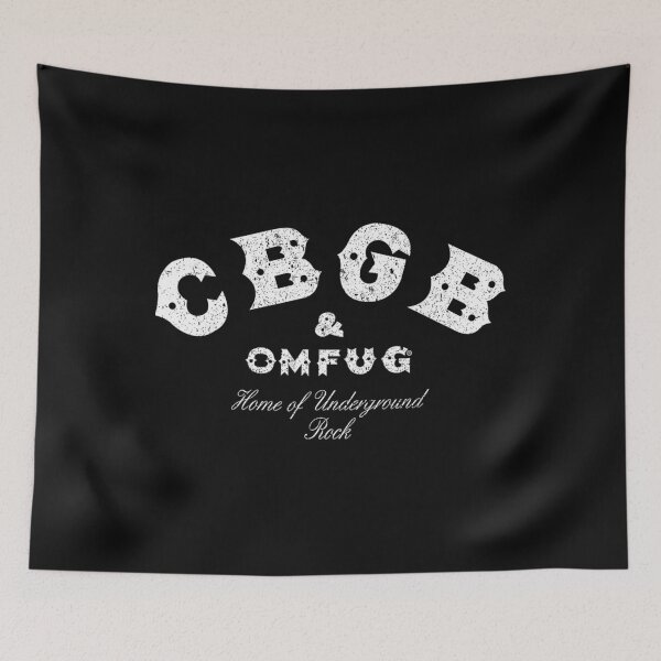 Item preview, Cbgb Omfug Classic Logo On Black designed and sold by ErichFigueroa.