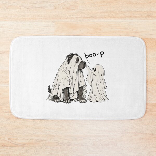 Item preview, Funny Dog Boo-p Ghost Halloween Costume designed and sold by OlyvieArt.
