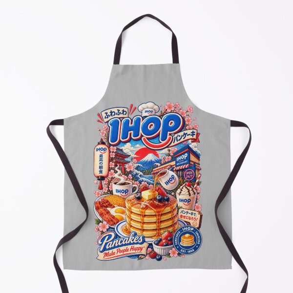 Item preview, Japanese Retro Pancakes Breakfast Food Art designed and sold by ElizBurkes.