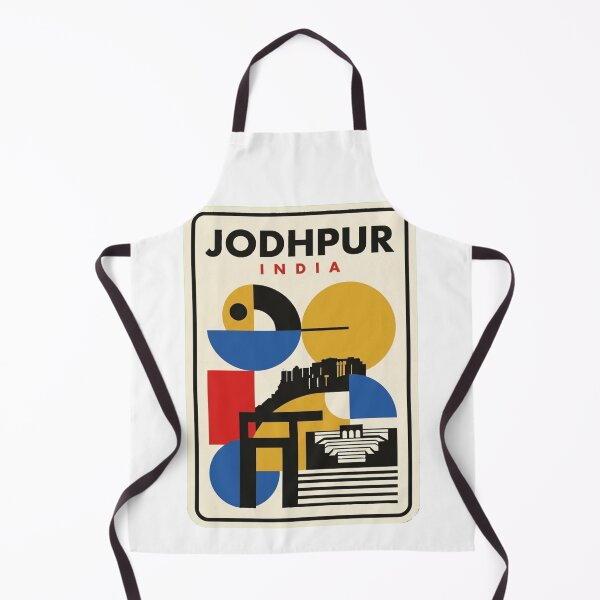Item preview, Retro Jodhpur Bauhaus Geometric Skyline designed and sold by k3rstman1.