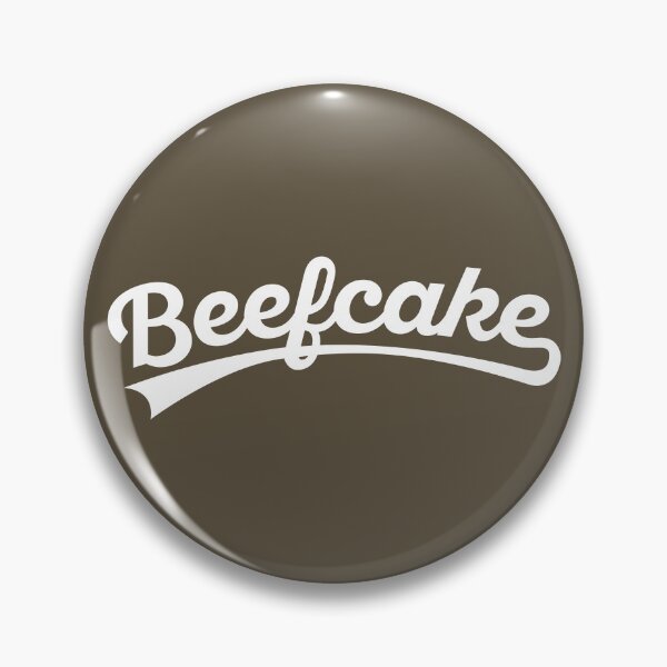Item preview, Vintage Beefcake text in white designed and sold by gayishdesign.