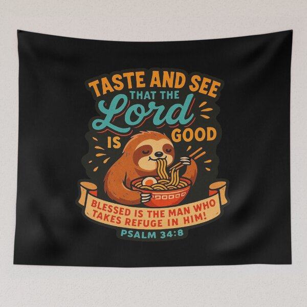 Item preview, Psalm 34:8 Taste And See That The LORD Is Good designed and sold by plushism.