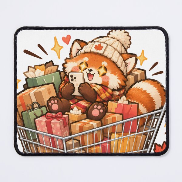 Item preview, Add To Cart Therapy Funny Cute Red Panda Online Shopping designed and sold by ianm1028.
