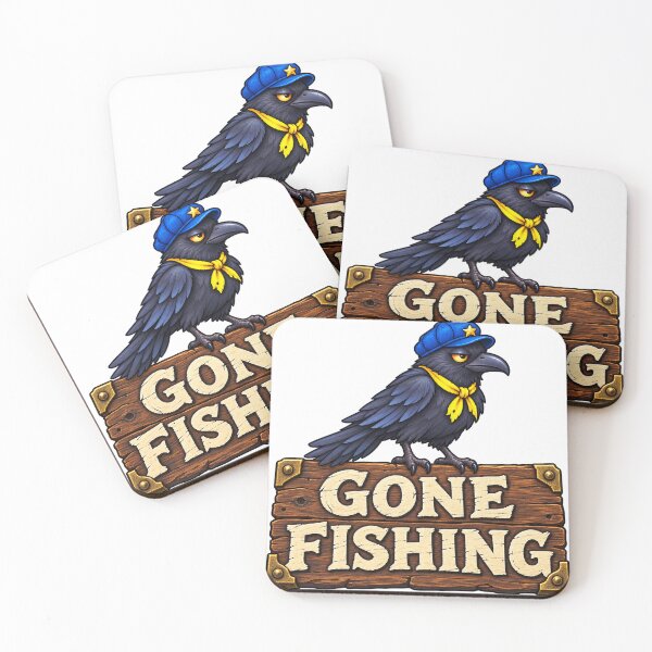 Item preview, Crebain gone fishing designed and sold by Seppeltastic.