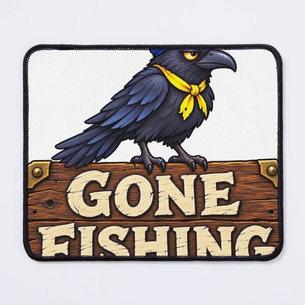 Item preview, Crebain gone fishing designed and sold by Seppeltastic.