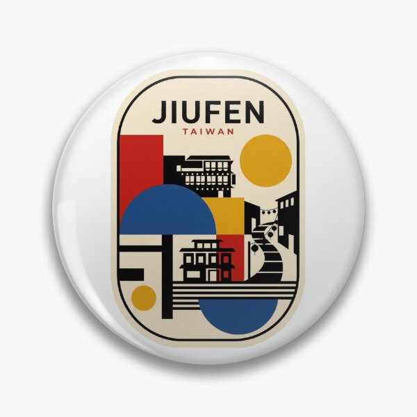Item preview, Retro Jiufen Bauhaus Geometric Skyline designed and sold by k3rstman1.