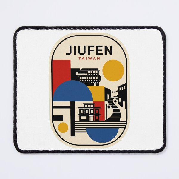 Item preview, Retro Jiufen Bauhaus Geometric Skyline designed and sold by k3rstman1.