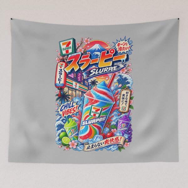Item preview, Japanese Retro Frozen Drink Pop Art designed and sold by ElizBurkes.