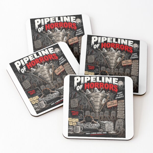 Item preview, Pipeline of Horrors – Funny Sales Pipeline Halloween Design designed and sold by KeeganDykes.