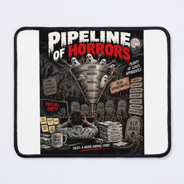 Item preview, Pipeline of Horrors – Funny Sales Pipeline Halloween Design designed and sold by KeeganDykes.