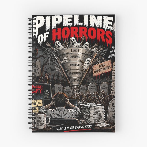 Item preview, Pipeline of Horrors – Funny Sales Pipeline Halloween Design designed and sold by KeeganDykes.