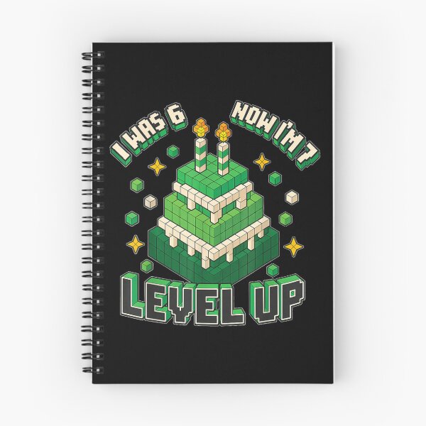 Item preview, I was 6 Now I'm 7 Birthday Boy Level Up Pixel Cake designed and sold by NgumohaLanke.