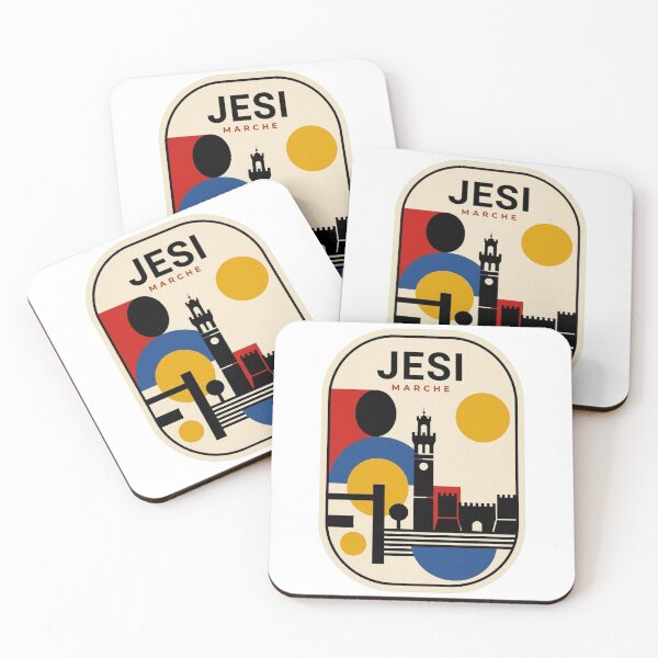 Item preview, Retro Jesi Bauhaus Geometric Skyline designed and sold by k3rstman1.