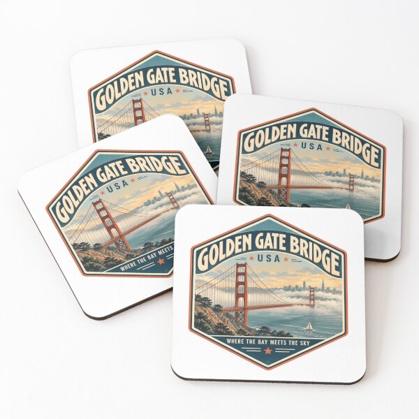 Item preview, Golden Gate Bridge USA Where The Bay Meets The Sky San Francisco California Travel Landmark designed and sold by NeedForParks.