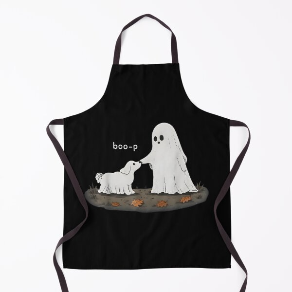 Item preview, Ghost Dog Boo-P Halloween Cute Art designed and sold by OlyvieArt.