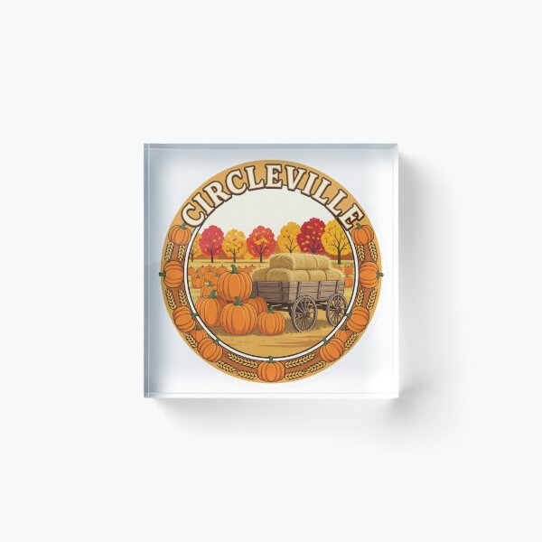 Item preview, Circleville Pumpkin Ohio Sticker designed and sold by Imaginarium of Chaos falcon88 .