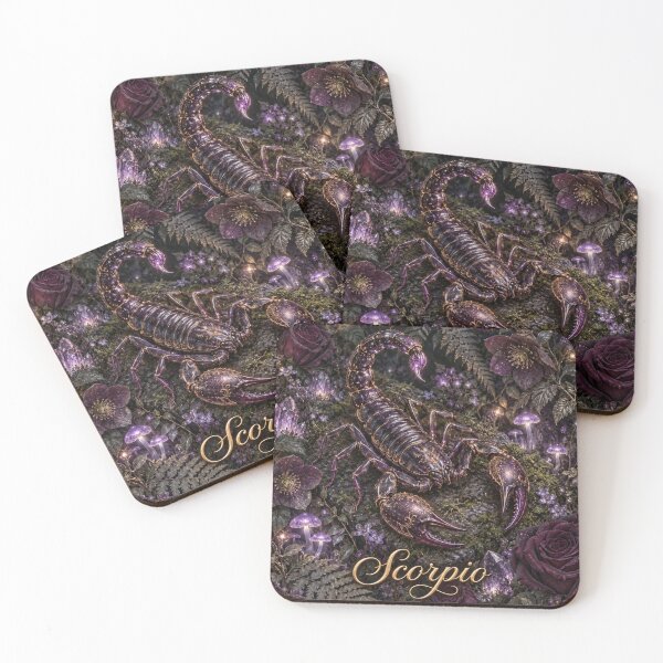 Item preview, Scorpio Enchanted Zodiac Fantasy Art designed and sold by FairyArtCottage.