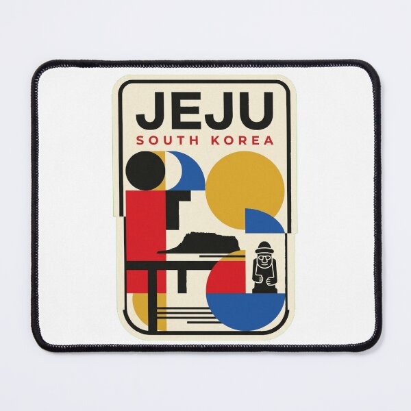 Item preview, Retro Jeju Bauhaus Geometric Skyline designed and sold by k3rstman1.