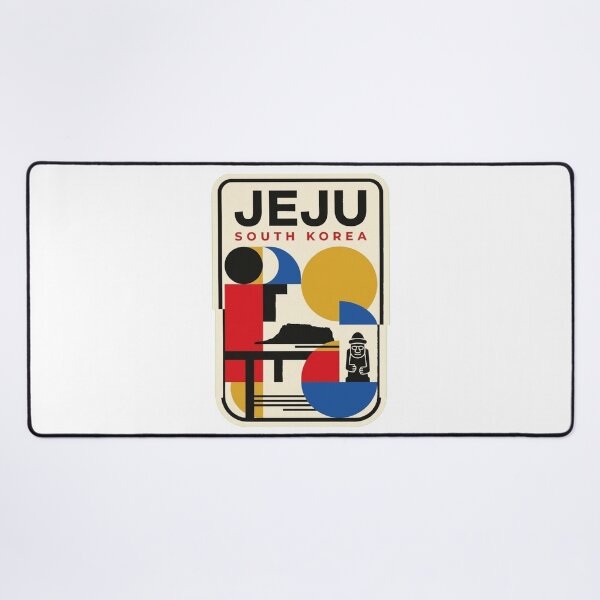 Item preview, Retro Jeju Bauhaus Geometric Skyline designed and sold by k3rstman1.