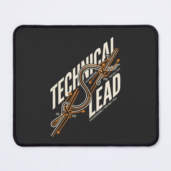 Item preview, Technical Lead Pitch Operations Rock Climbing Graphic designed and sold by SplashTastic.