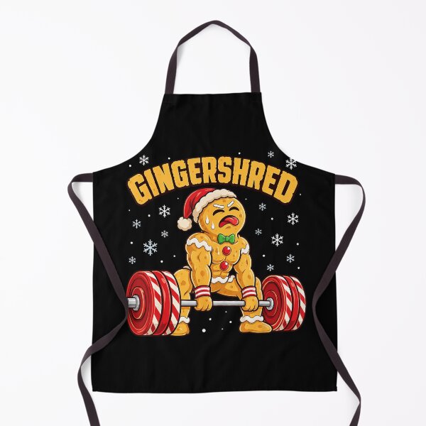 Item preview, Gingershred Funny Gingerbread Man Christmas Workout designed and sold by VioletNance.