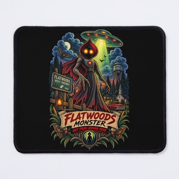 Item preview, Flatwoods Monster Not From Around Here designed and sold by Gabriela Mihai.