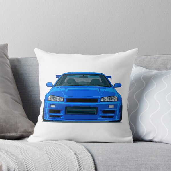 Item preview, Blue skyline R34 Gtr designed and sold by Arslyarts.