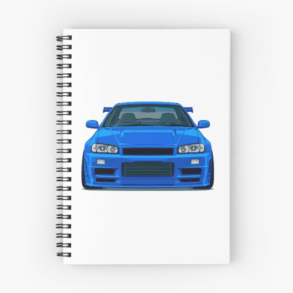 Aperçu de l'œuvre Blue Skyline R34 Gtr créée et vendue par Arslyarts.