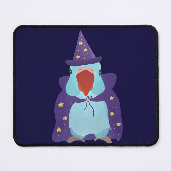 Item preview, Halloween Blue Indian Ringneck Illustration  designed and sold by FandomizedRose.