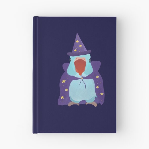 Item preview, Halloween Blue Indian Ringneck Illustration  designed and sold by FandomizedRose.