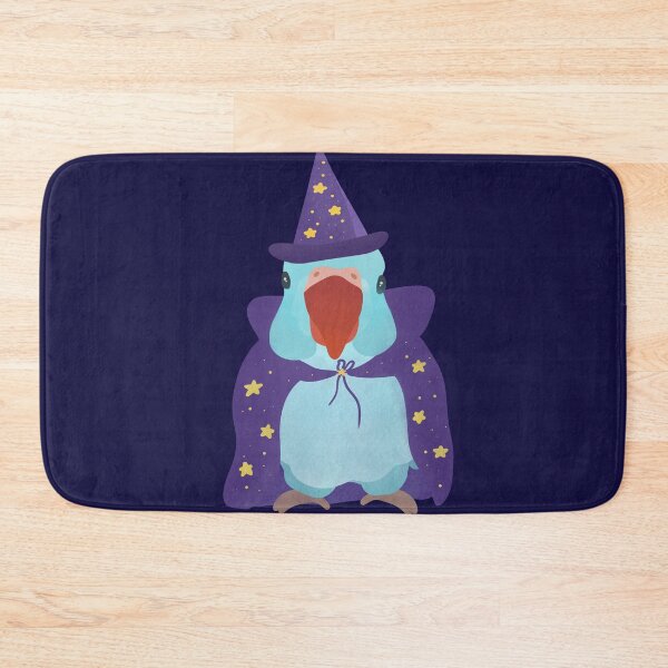 Item preview, Halloween Blue Indian Ringneck Illustration  designed and sold by FandomizedRose.