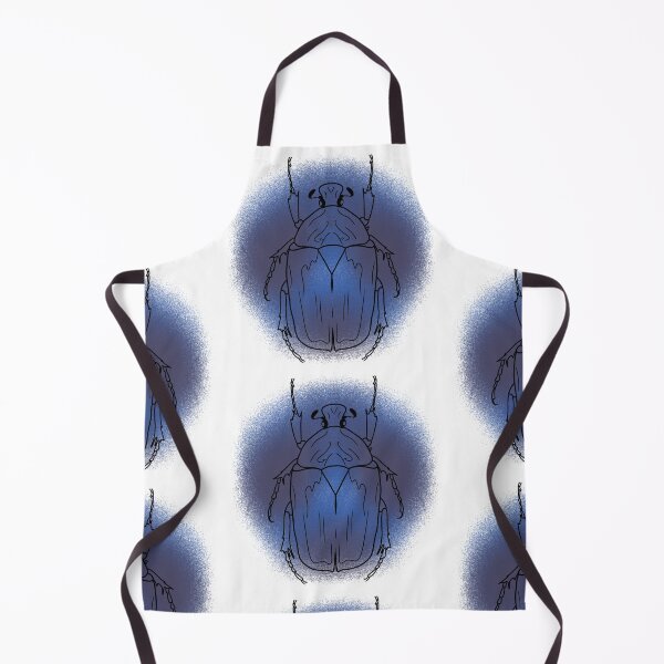 Item preview, Blue Flower Scarab Beetle Line-art (Blue) designed and sold by Burnt_Pikachu.