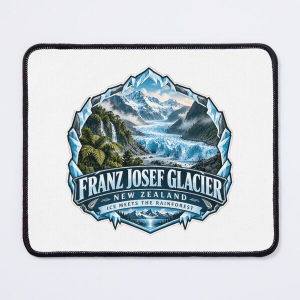 Item preview, Franz Josef Glacier New Zealand Ice Meets The Rainforest Travel Souvenir designed and sold by NeedForParks.