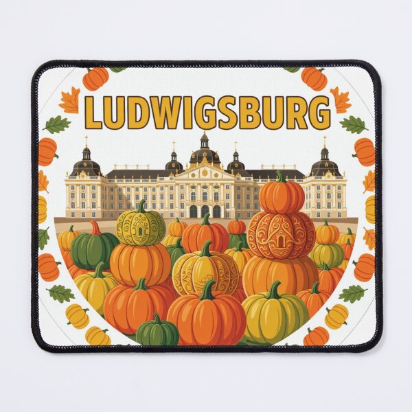 Item preview, Ludwigsburg Pumpkin Germany Sticker designed and sold by Imaginarium of Chaos falcon88 .