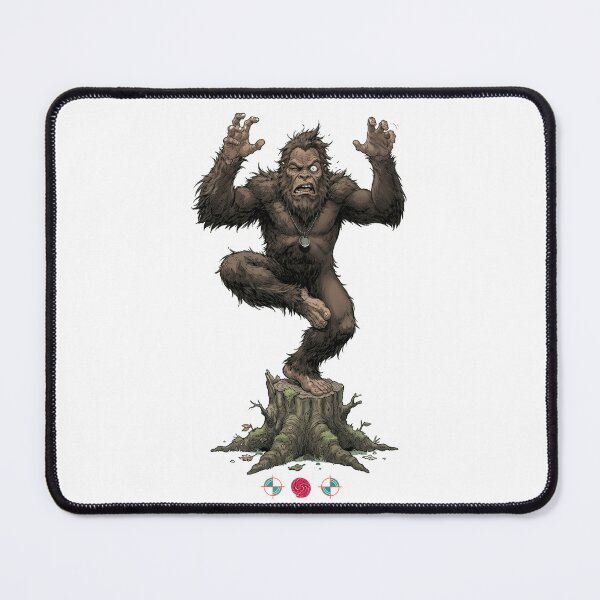 Item preview, Wobbly Bigfoot Tree Pose Yoga Funny Sasquatch Balance Struggle designed and sold by Whimsy Trail Co.