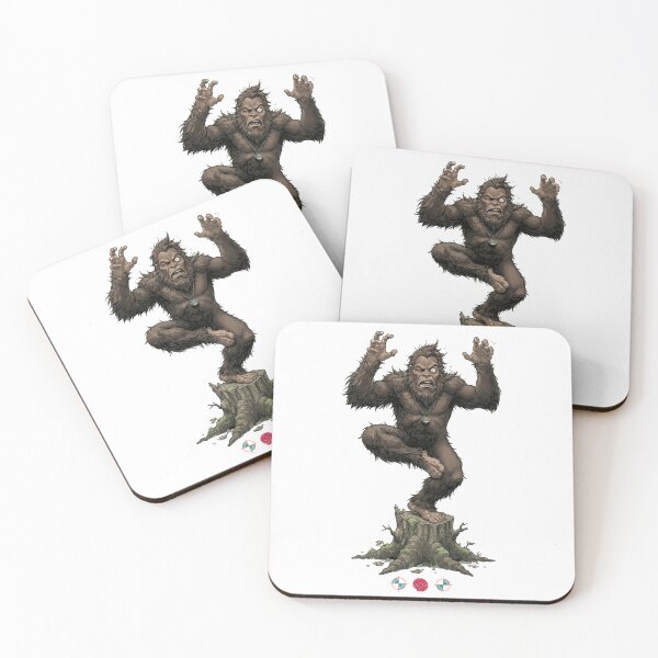 Item preview, Wobbly Bigfoot Tree Pose Yoga Funny Sasquatch Balance Struggle designed and sold by Whimsy Trail Co.